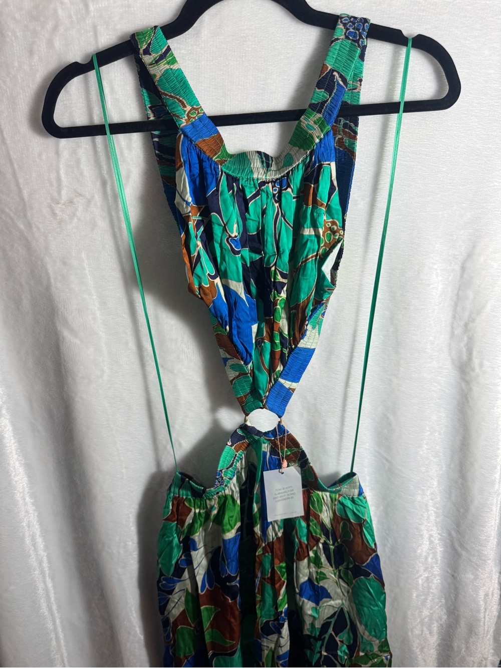 cult gaia Green Floral Cutout Midi Dress - Picture 7 of 11
